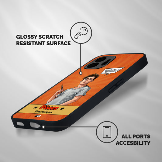 Pisces Dreamer Shockproof Hybrid Protection (Metal + TPU) Back Case Cover