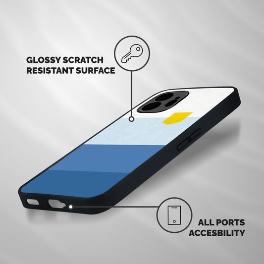 Pocket Stripes. Shockproof Hybrid Protection (Metal + TPU) Back Case Cover