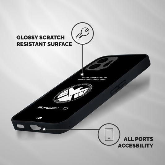 Protected Device Shockproof Hybrid Protection (Metal + TPU) Back Case Cover