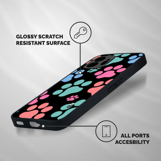 Puppy Paws Shockproof Hybrid Protection (Metal + TPU) Back Case Cover