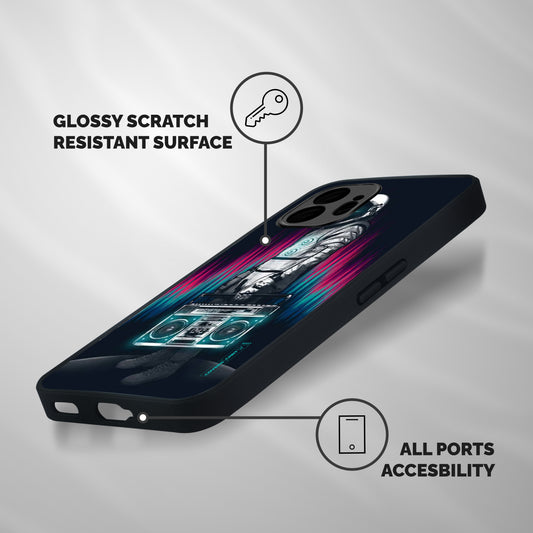 Radio Man Shockproof Hybrid Protection (Metal + TPU) Back Case Cover