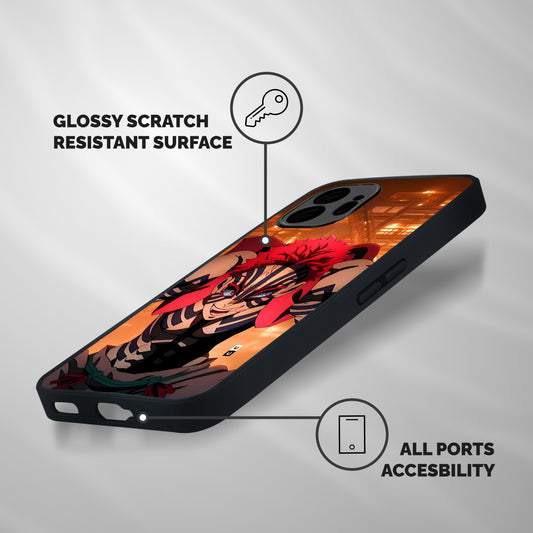 Raging Akaza Shockproof Hybrid Protection (Metal + TPU) Back Case Cover