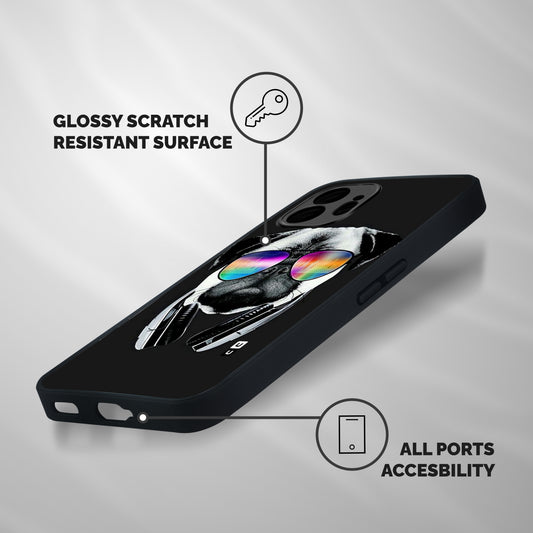 Rainbow Dog Swag Shockproof Hybrid Protection (Metal + TPU) Back Case Cover