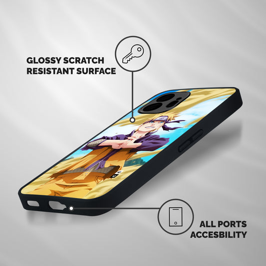 Ready Naruto Shockproof Hybrid Protection (Metal + TPU) Back Case Cover