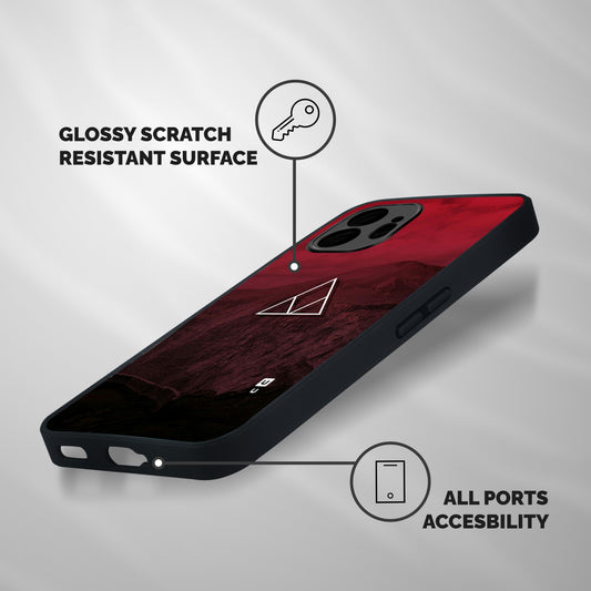 Red Hills Shockproof Hybrid Protection (Metal + TPU) Back Case Cover
