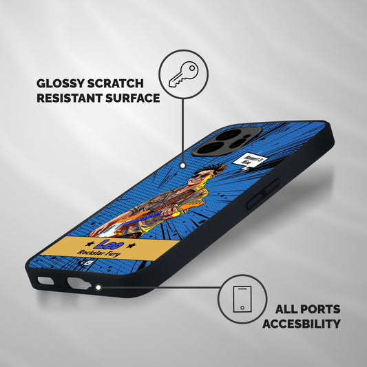 Rockstar Leo Shockproof Hybrid Protection (Metal + TPU) Back Case Cover