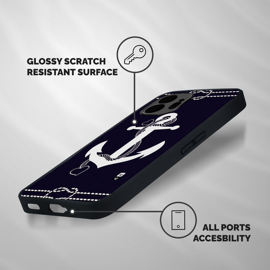 Sail Anchor Shockproof Hybrid Protection (Metal + TPU) Back Case Cover