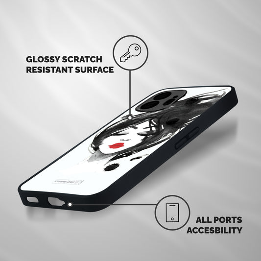 Sassy Girl Shockproof Hybrid Protection (Metal + TPU) Back Case Cover