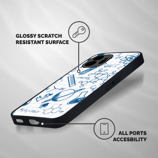 Science Notebook Shockproof Hybrid Protection (Metal + TPU) Back Case Cover