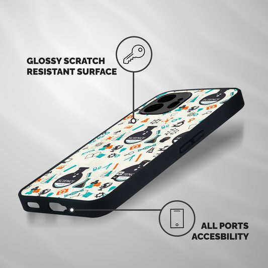 Science Side Shockproof Hybrid Protection (Metal + TPU) Back Case Cover