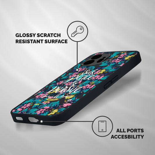 Seek Peace Shockproof Hybrid Protection (Metal + TPU) Back Case Cover