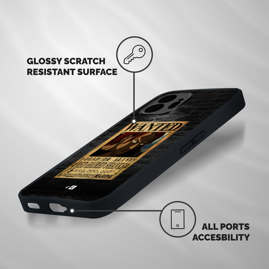 Shanks Wanted Shockproof Hybrid Protection (Metal + TPU) Back Case Cover
