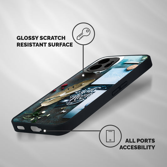 Silent Night Celebrations Shockproof Hybrid Protection (Metal + TPU) Back Case Cover