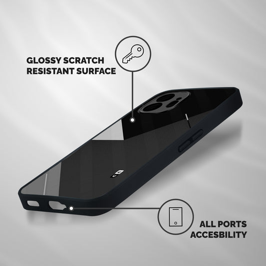 Slant Grey Shockproof Hybrid Protection (Metal + TPU) Back Case Cover