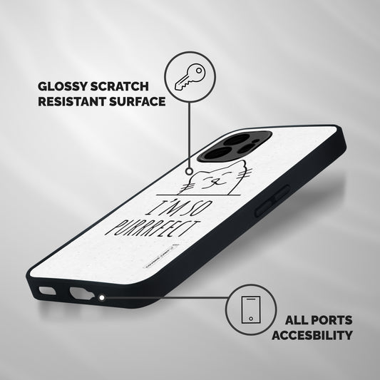 So Purrfect Shockproof Hybrid Protection (Metal + TPU) Back Case Cover