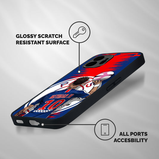 Soccer Star Junior Shockproof Hybrid Protection (Metal + TPU) Back Case Cover