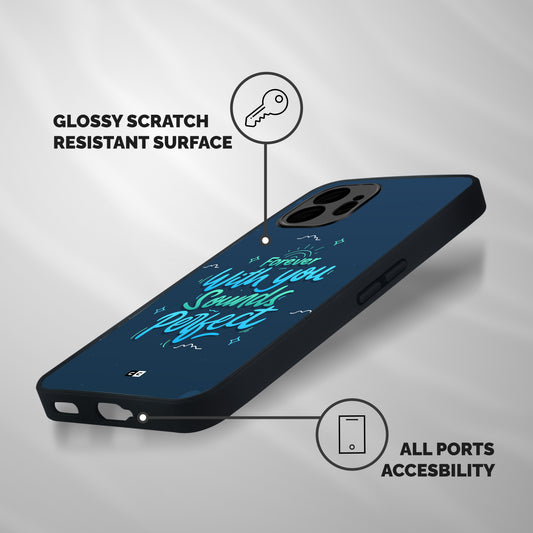 Sounds Perfect Shockproof Hybrid Protection (Metal + TPU) Back Case Cover