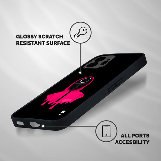 Squid Game Illustration Art Shockproof Hybrid Protection (Metal + TPU) Back Case Cover