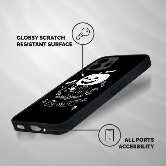 Stay Creepy Shockproof Hybrid Protection (Metal + TPU) Back Case Cover