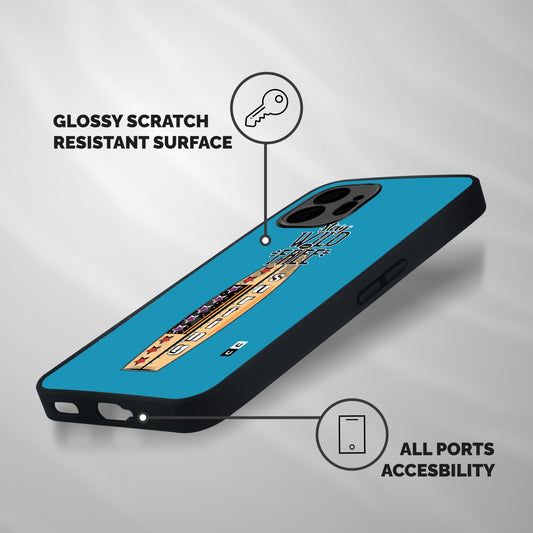 Stay Wild and Free Shockproof Hybrid Protection (Metal + TPU) Back Case Cover