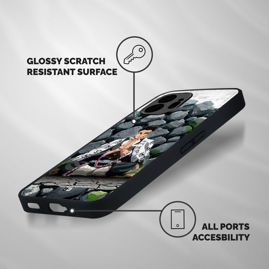 Stone Hashira Shockproof Hybrid Protection (Metal + TPU) Back Case Cover
