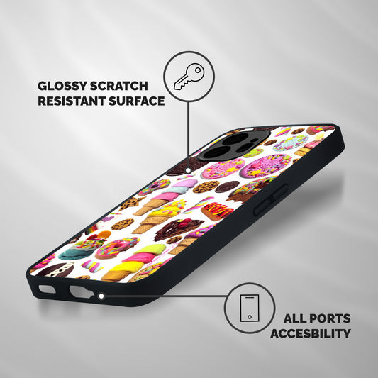 Sugar Rush Shockproof Hybrid Protection (Metal + TPU) Back Case Cover