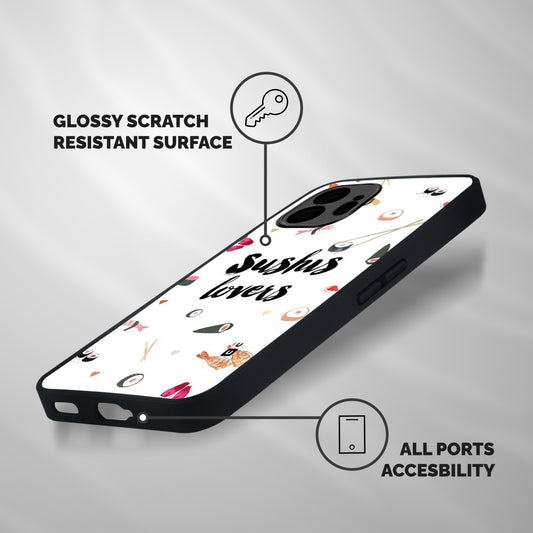 Sushi Lovers Shockproof Hybrid Protection (Metal + TPU) Back Case Cover