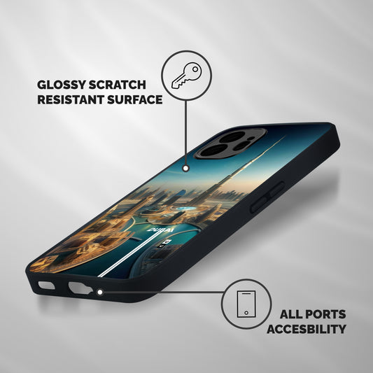 The Dubai Shockproof Hybrid Protection (Metal + TPU) Back Case Cover