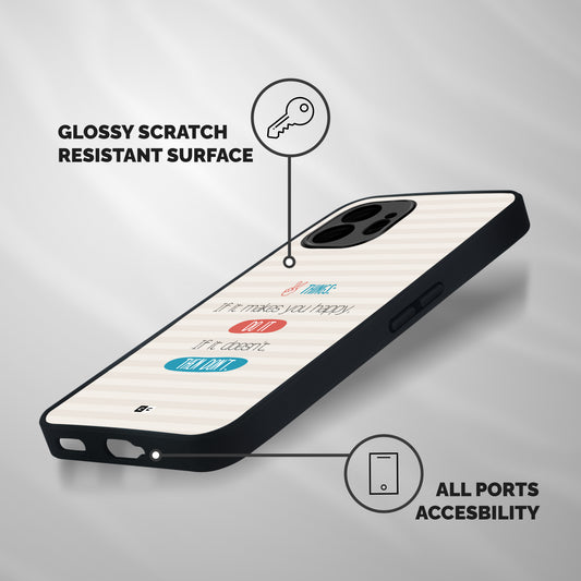 Think Then Shockproof Hybrid Protection (Metal + TPU) Back Case Cover