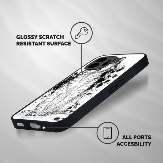 Tiger Wink Shockproof Hybrid Protection (Metal + TPU) Back Case Cover