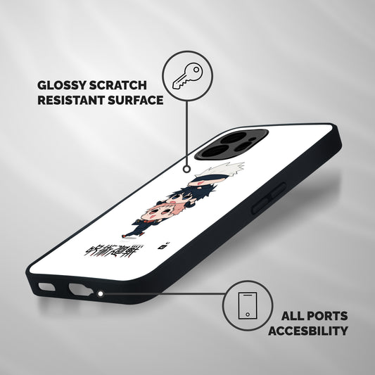 Top Gojo Squad Shockproof Hybrid Protection (Metal + TPU) Back Case Cover
