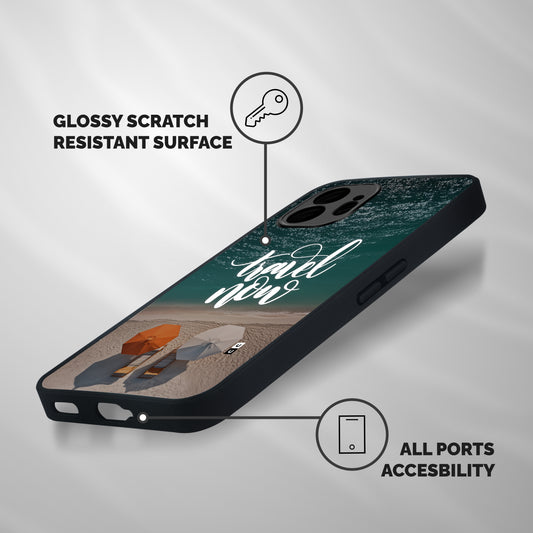 Travel Now Shockproof Hybrid Protection (Metal + TPU) Back Case Cover