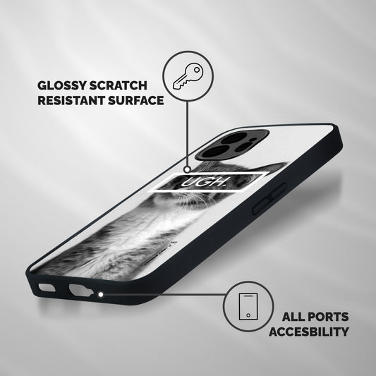 Ugh Kitty Shockproof Hybrid Protection (Metal + TPU) Back Case Cover