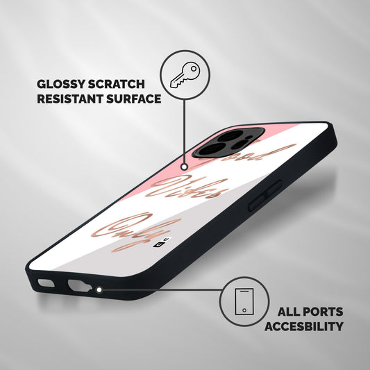 Vibes Classic Stripes Shockproof Hybrid Protection (Metal + TPU) Back Case Cover