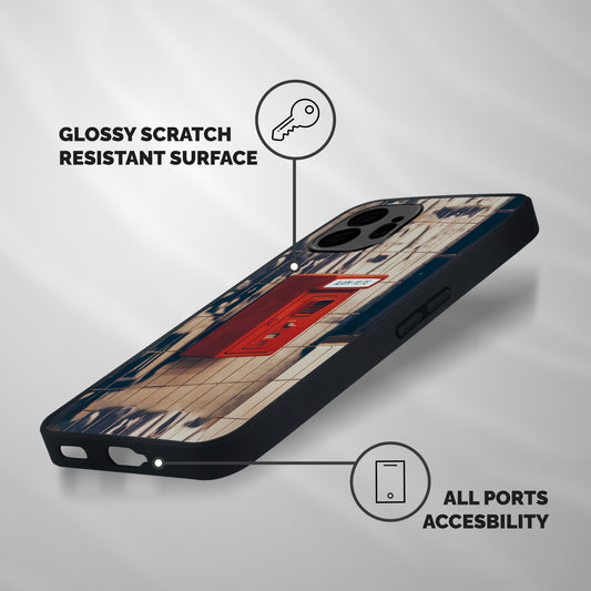 Vintage Alarm Shockproof Hybrid Protection (Metal + TPU) Back Case Cover