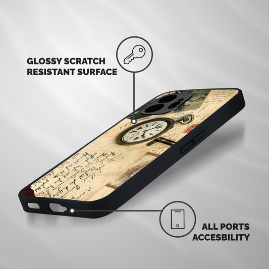 Vintage Post Cards Shockproof Hybrid Protection (Metal + TPU) Back Case Cover
