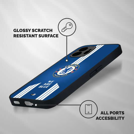 We Are Blue Shockproof Hybrid Protection (Metal + TPU) Back Case Cover