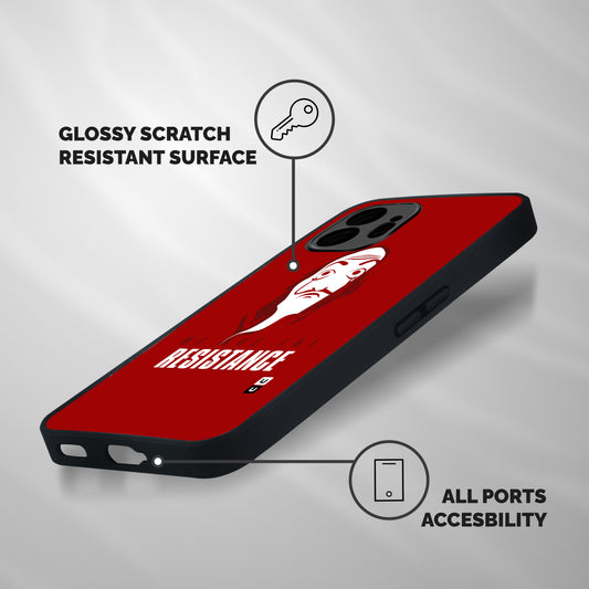 We Are Resistance Shockproof Hybrid Protection (Metal + TPU) Back Case Cover