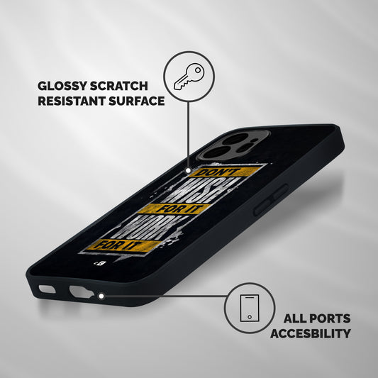 Wish Work Shockproof Hybrid Protection (Metal + TPU) Back Case Cover
