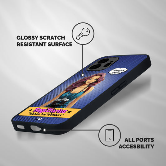 Wonderful Sagittarius Shockproof Hybrid Protection (Metal + TPU) Back Case Cover