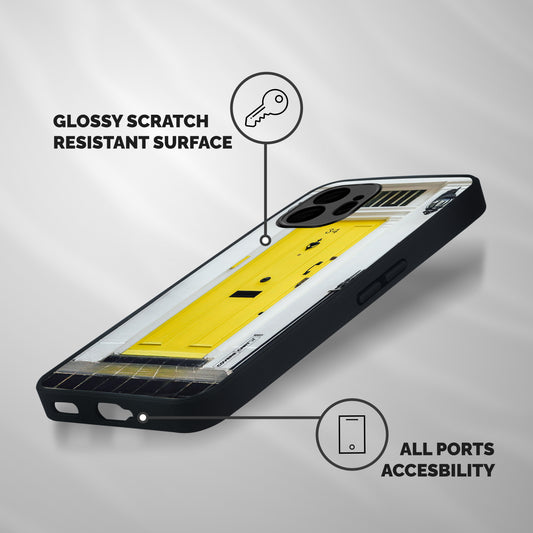 Yellow Door Shockproof Hybrid Protection (Metal + TPU) Back Case Cover