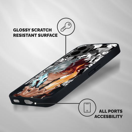 Young Todoroki Shockproof Hybrid Protection (Metal + TPU) Back Case Cover