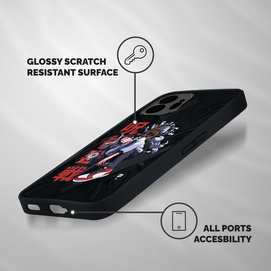 Yuta With Rika Shockproof Hybrid Protection (Metal + TPU) Back Case Cover