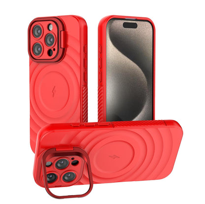 TitanShield Wave Silicone MagSafe Back Case Cover for Apple iPhone 16 Pro Max