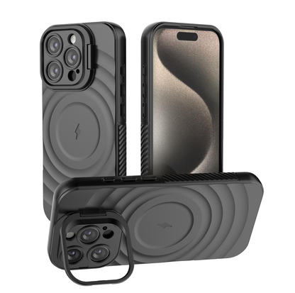 TitanShield Wave Silicone MagSafe Back Case Cover for Apple iPhone 16 Pro Max