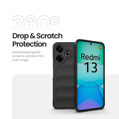 Liquid Silicon Magic Case | 360 Degree Protection | Camera Protection for Redmi 13 5G