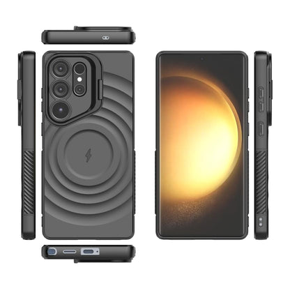 TitanShield Wave Silicone Magsafe Back Case Cover for Samsung Galaxy S25 Ultra 5G
