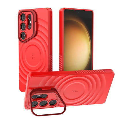 TitanShield Wave Silicone Magsafe Back Case Cover for Samsung Galaxy S25 Ultra 5G