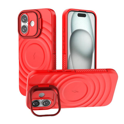 TitanShield Wave Silicone Magsafe Back Case Cover for Apple iPhone 16 Plus