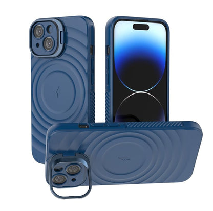 TitanShield Wave Silicone Magsafe Back Case Cover for Apple iPhone 15